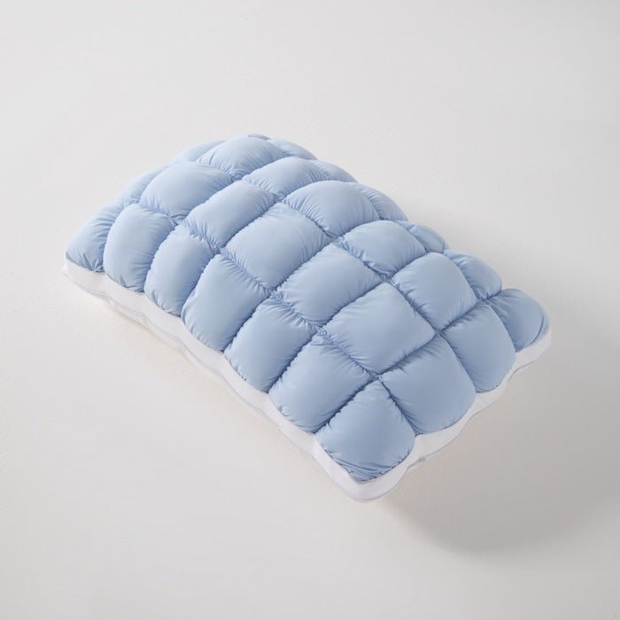 Ergonomic Plush Pillow for Neck Support Single Size Polyester Fill Rectangle teemdrop