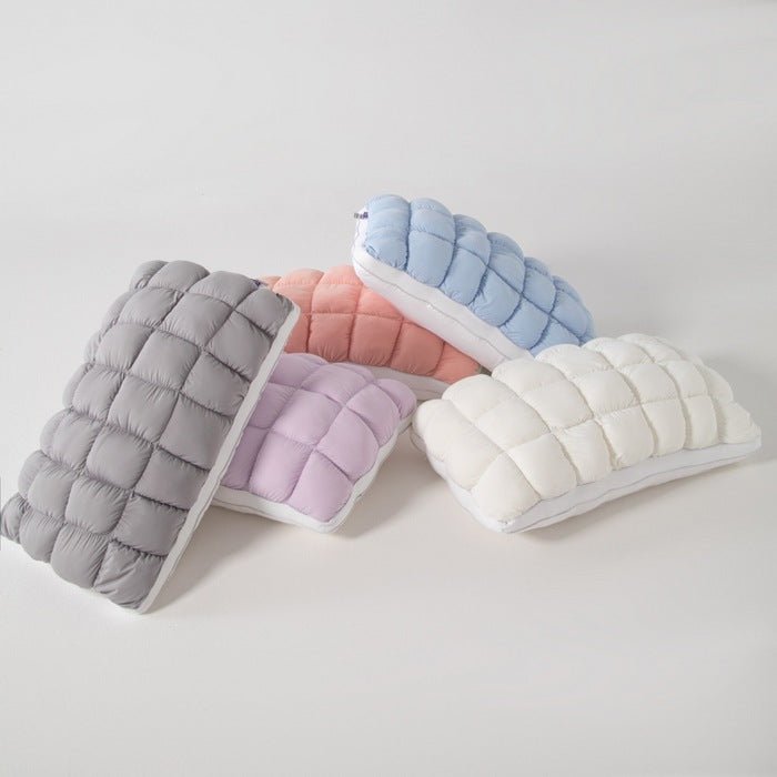 Ergonomic Plush Pillow for Neck Support Single Size Polyester Fill Rectangle teemdrop