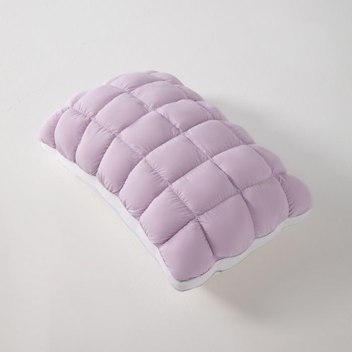 Ergonomic Plush Pillow for Neck Support Single Size Polyester Fill Rectangle teemdrop