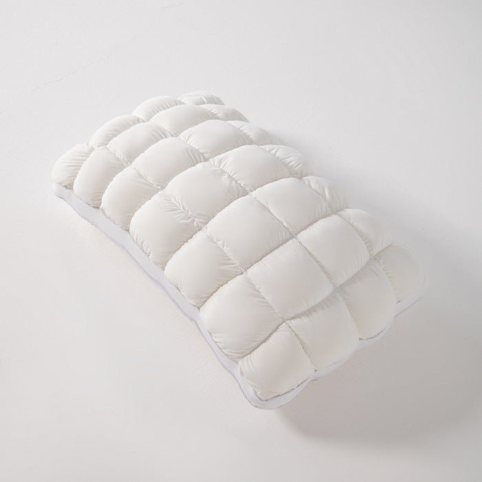 Ergonomic Plush Pillow for Neck Support Single Size Polyester Fill Rectangle teemdrop