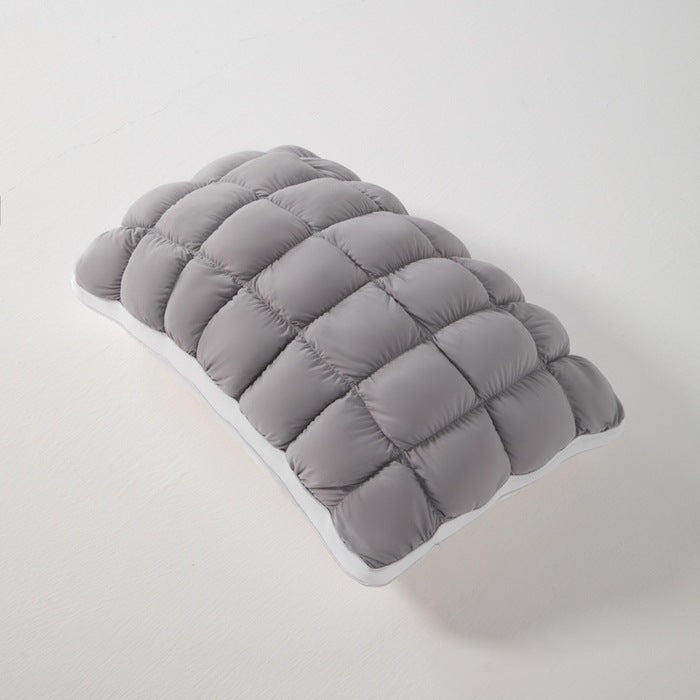 Ergonomic Plush Pillow for Neck Support Single Size Polyester Fill Rectangle teemdrop