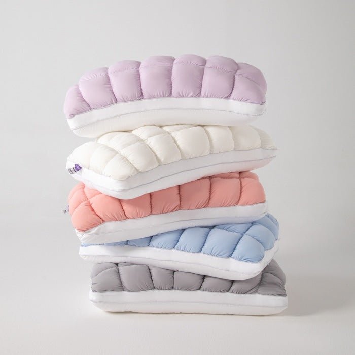 Ergonomic Plush Pillow for Neck Support Single Size Polyester Fill Rectangle teemdrop