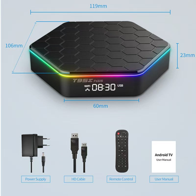 T95Z Plus H618 Android 12.0 4K Smart Media Player