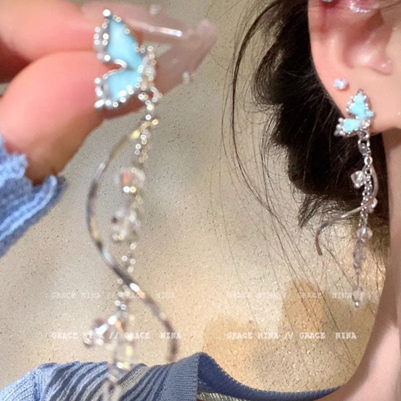 Korean Style Geometric Alloy Earrings