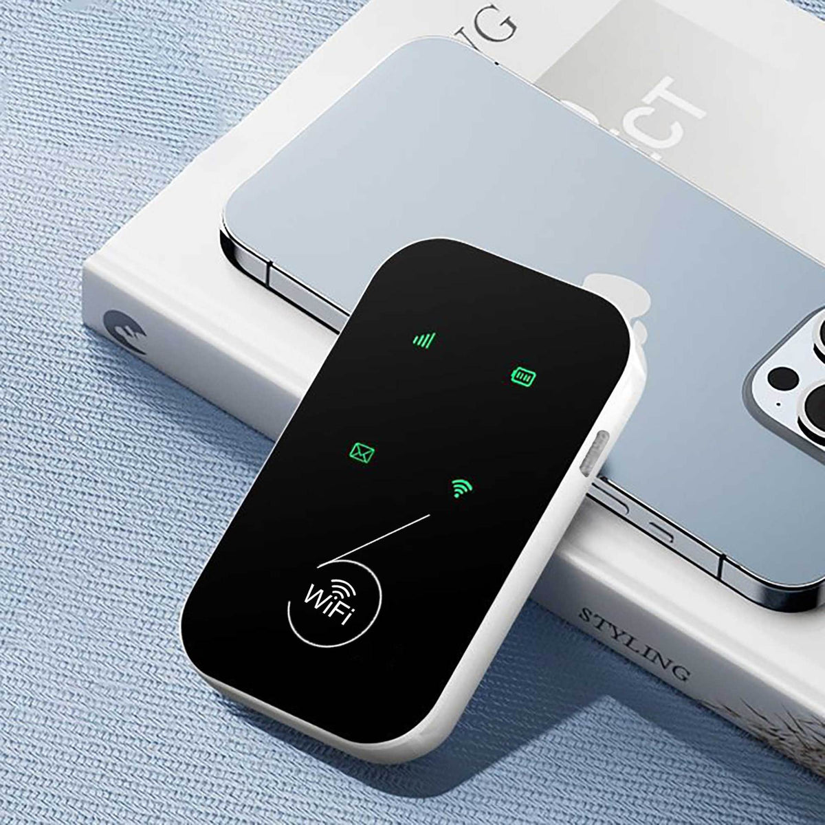 Portable WiFi6 Mobile Router with High-Speed Connectivity