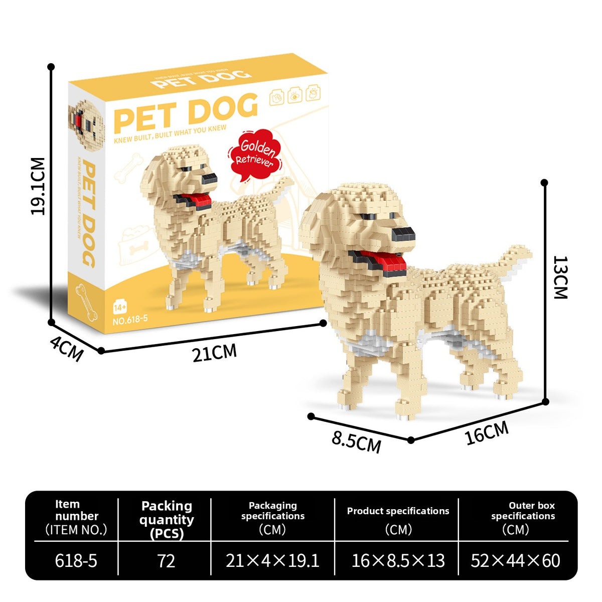 Dog Breed Building Block teemdrop