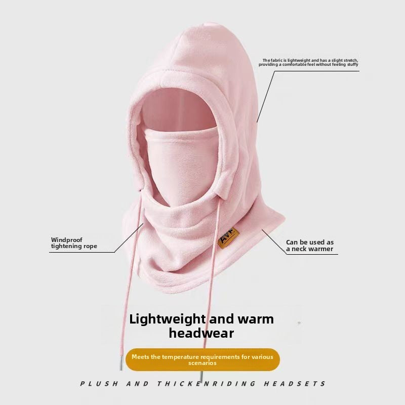 Warmth-Keeping Down Guarded Neck Hat