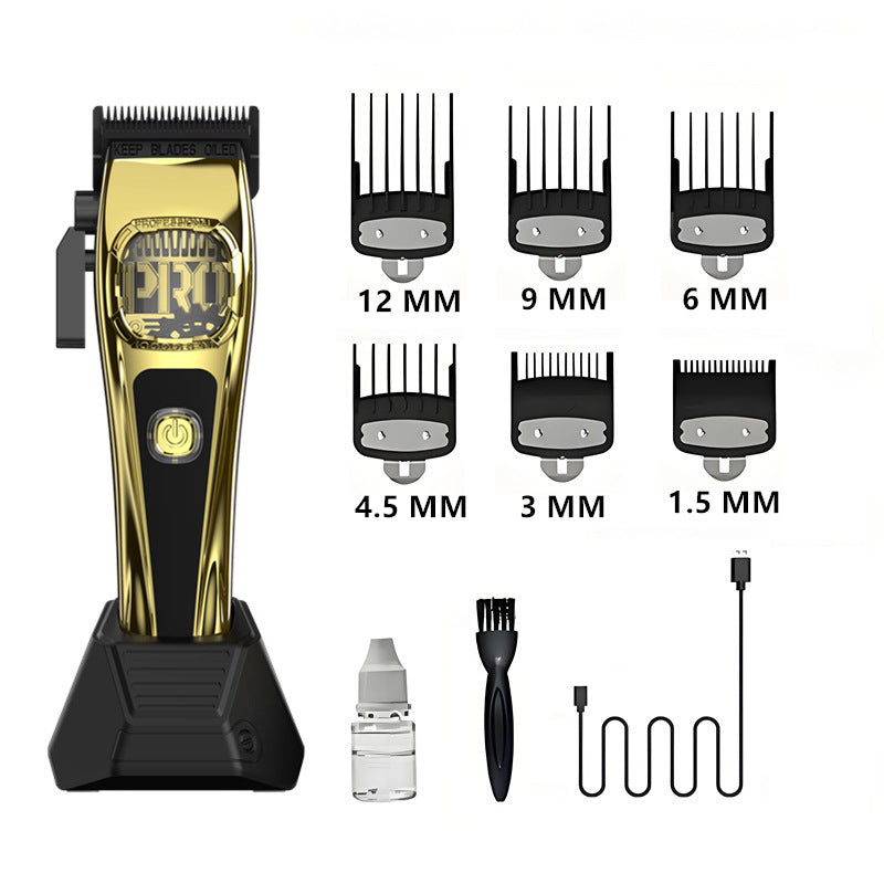Professional Cordless Hair Clipper with Titanium Ceramic Blade teemdrop