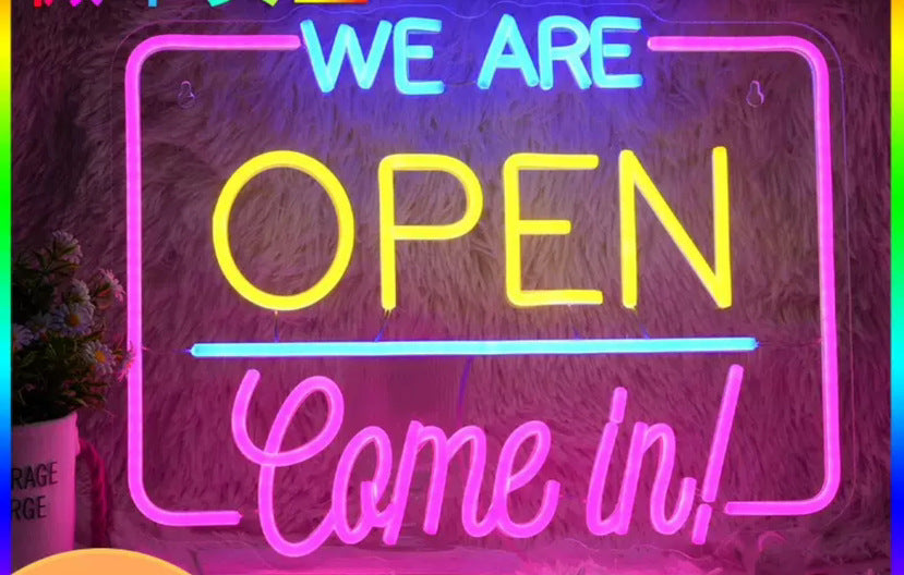 Custom LED Neon Sign Acrylic Decorative Light for Room Wedding Party teemdrop