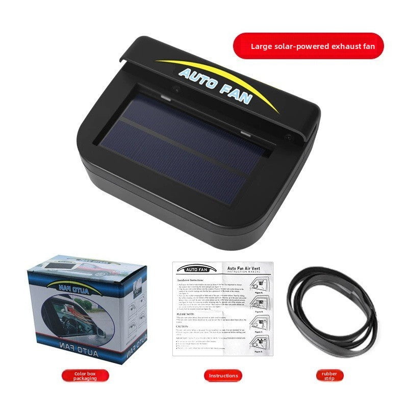 Solar USB Car Exhaust Fan Interior Air Circulator teemdrop