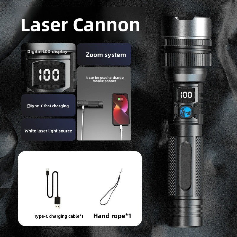 Adjustable Focus Rechargeable Flashlight