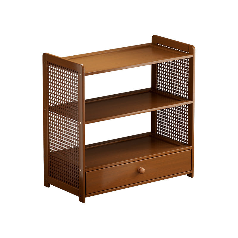 Minimalist Bamboo Multi-Layer Desktop Organizer Shelf teemdrop