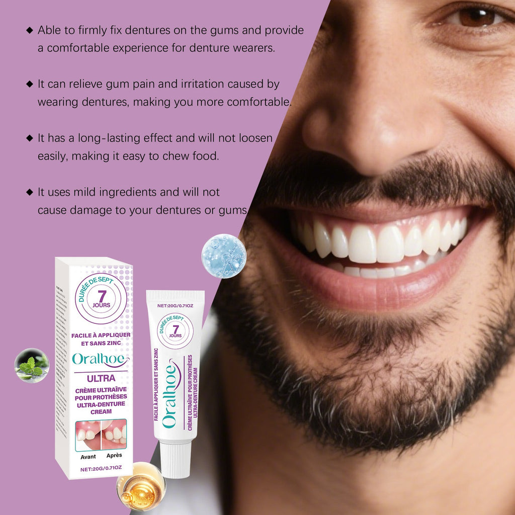 Denture Adhesive Cream Fixative for Teeth