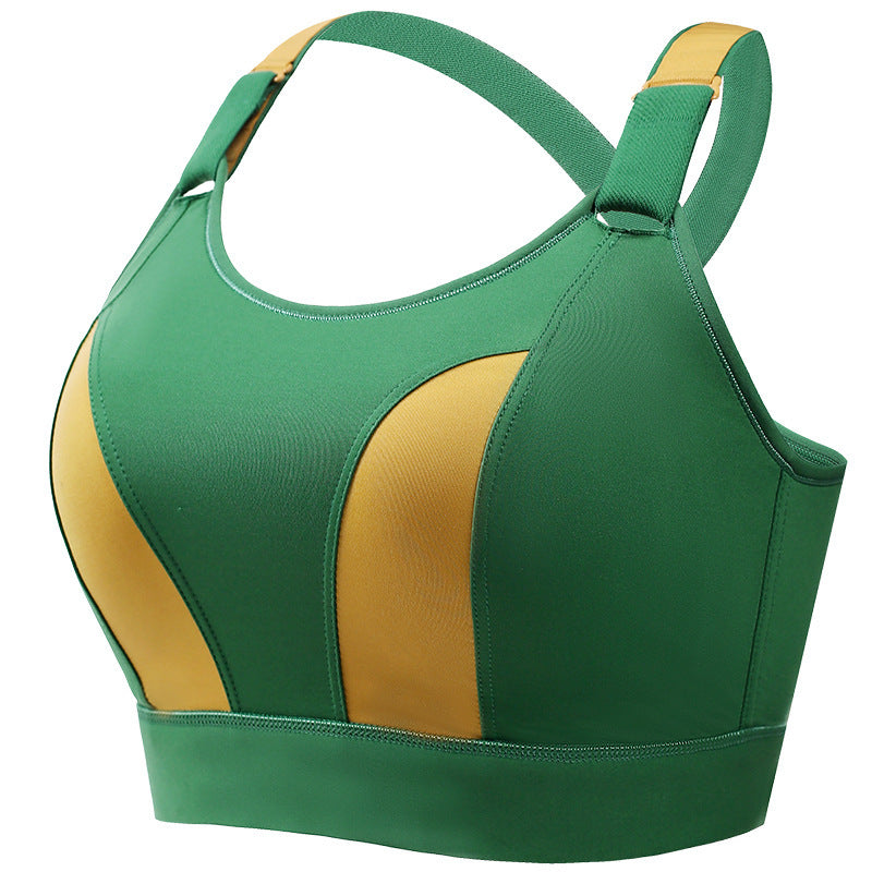 Ladies' large-size wireless sports bra teemdrop