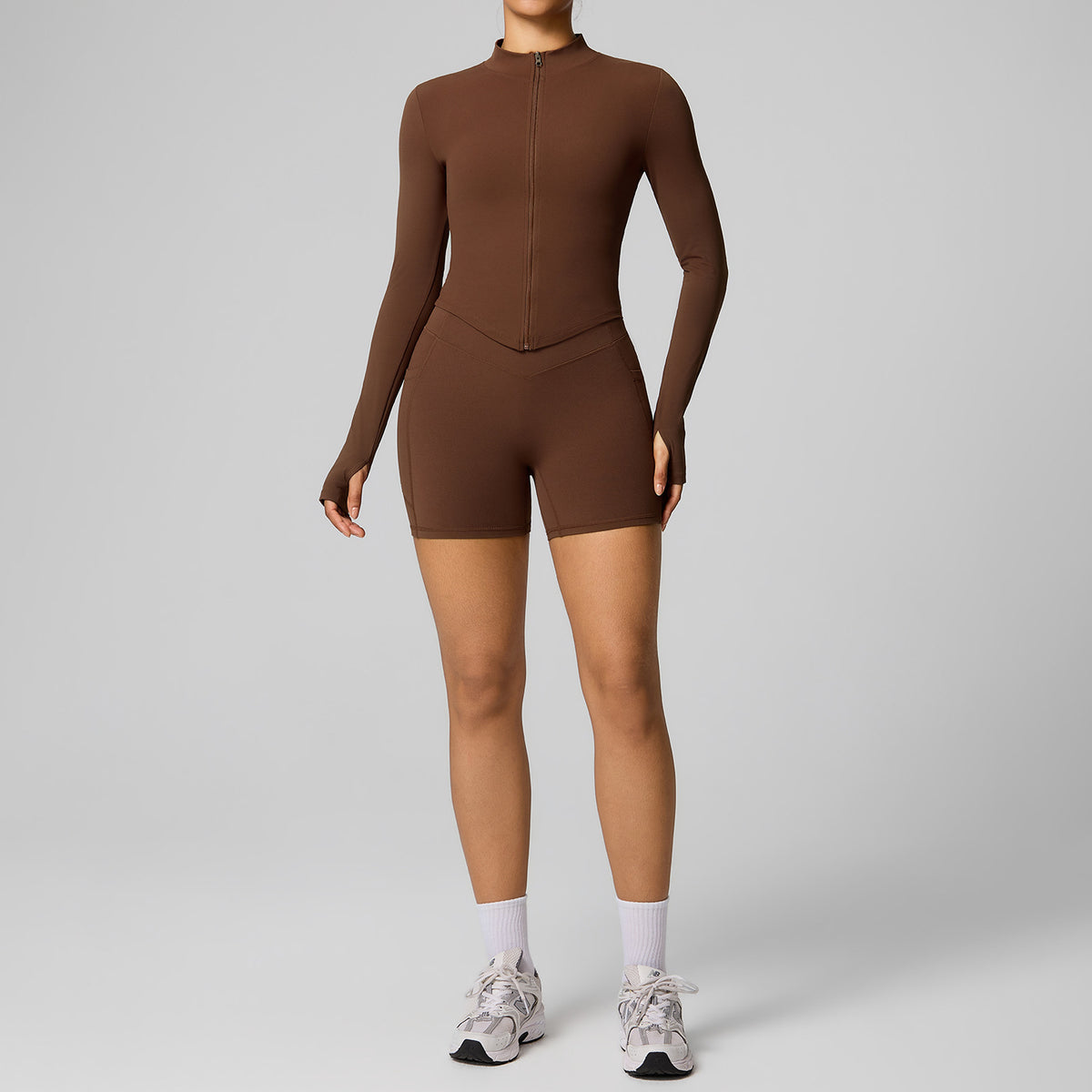 Women Two Piece Yoga Outfit High Waist Tight Sportswear Set teemdrop