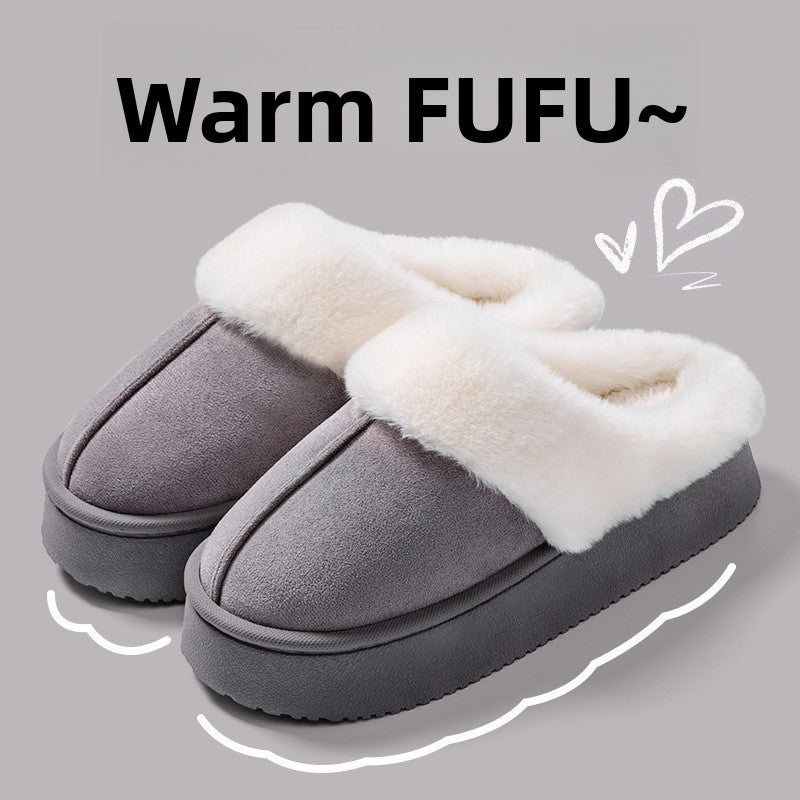 Cloud-like cotton slippers teemdrop