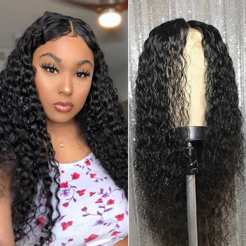 Heat Resistant Synthetic Fiber Long Curly Full Wig With Natural Look teemdrop