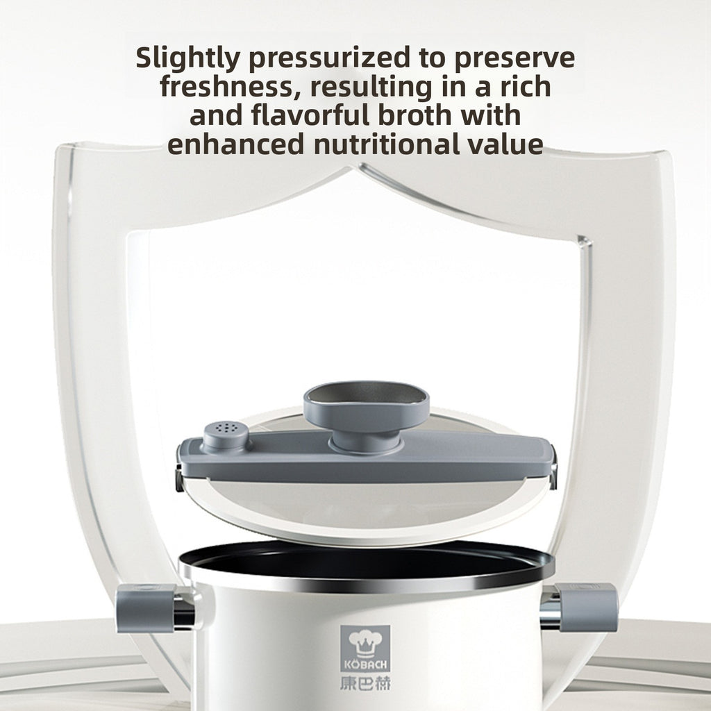 Enamel Soup Pot with Micro-pressure Cooking