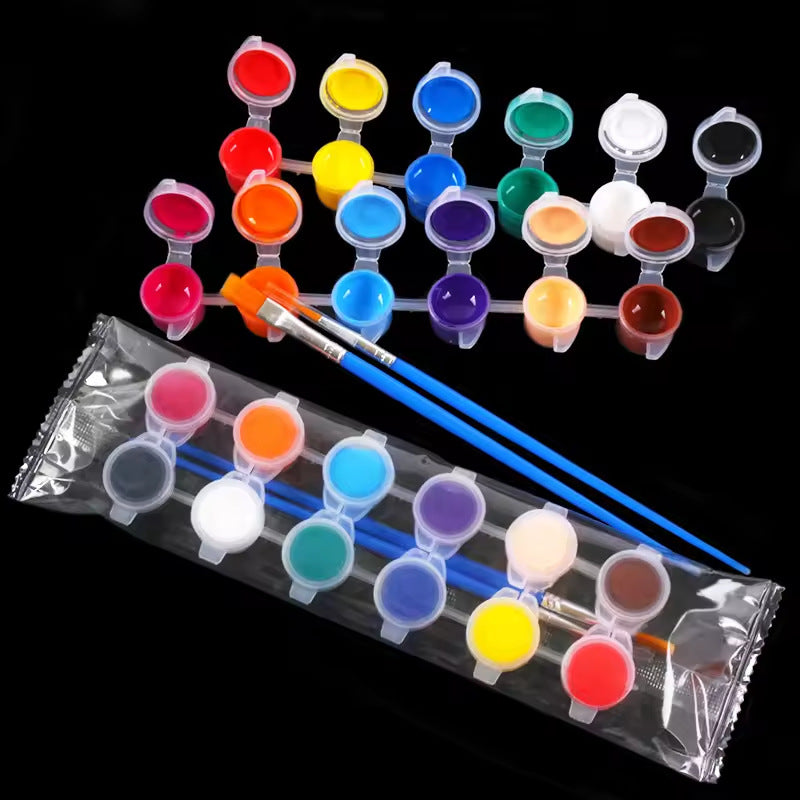 Portable Acrylic Paint Strip Set