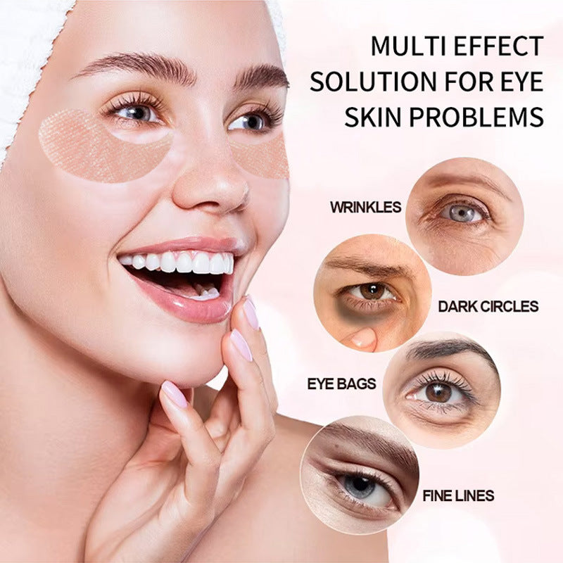 Collagen Peptide Hydrogel Eye Mask for Dark Circles Firming Hydrating