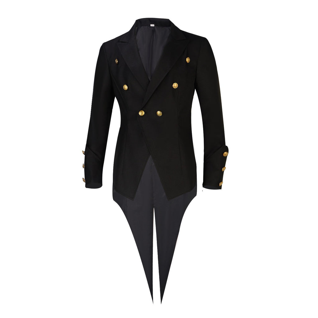 Medieval Gothic Performance Coat for Halloween