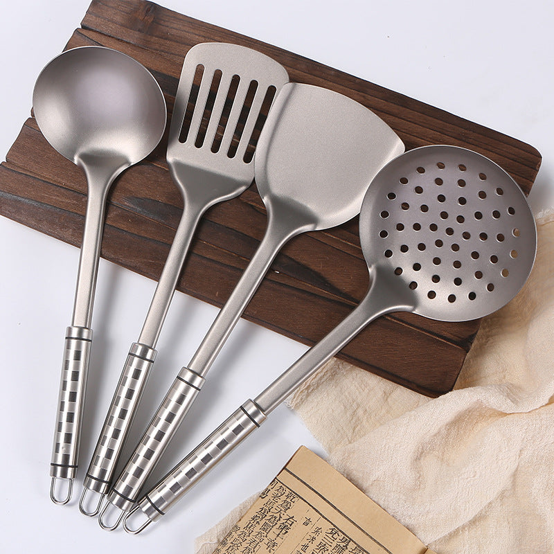 Pure titanium spatula soup spoon Colander teemdrop