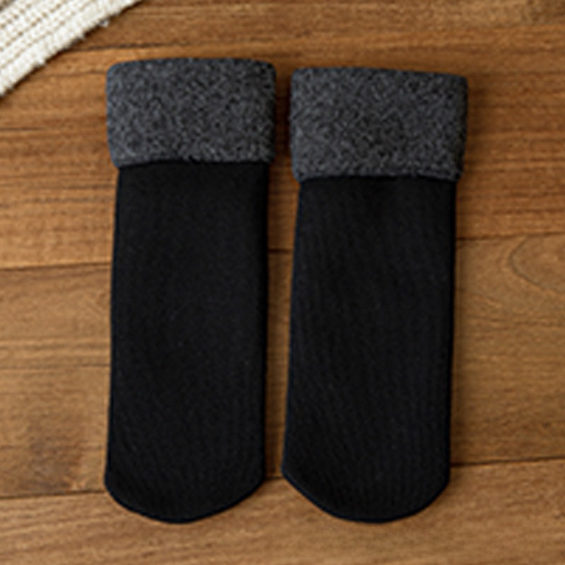 Fleece-Lined Thermal Winter Socks for Women