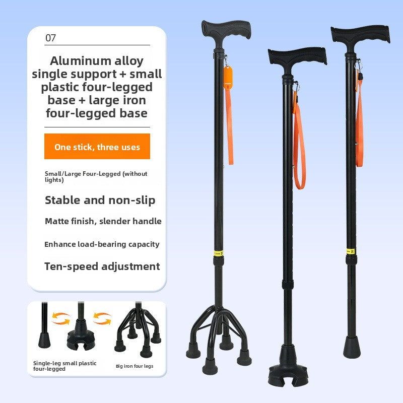 Anti-accident walking sticks for the elderly
