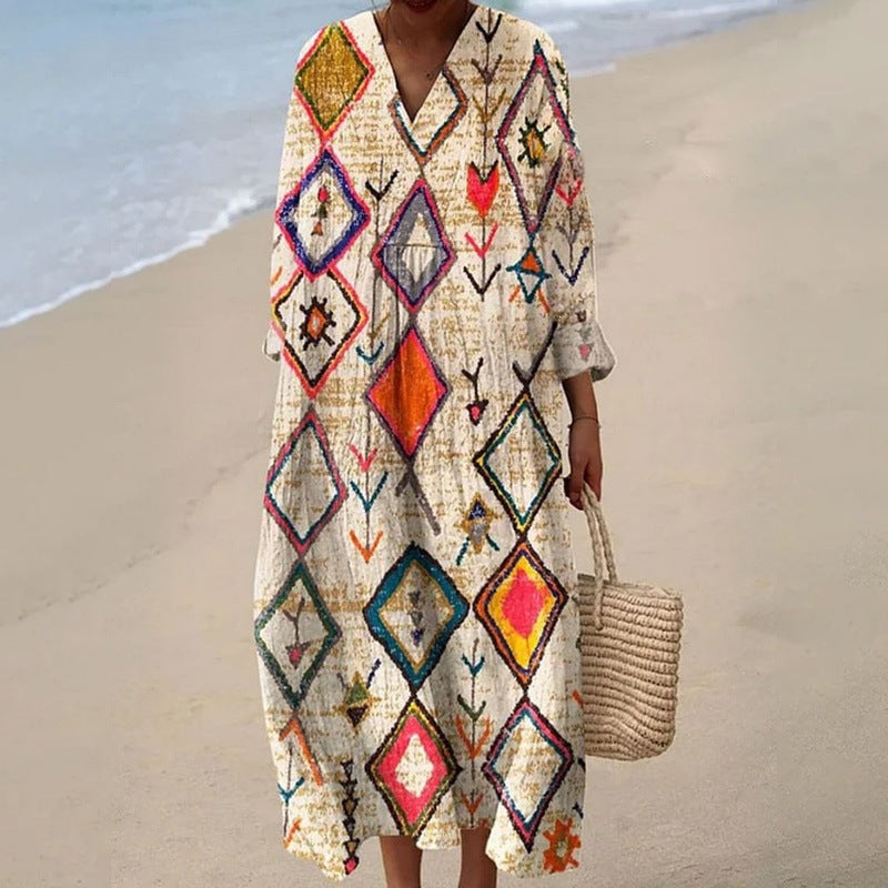 Long-Sleeve Dress teemdrop