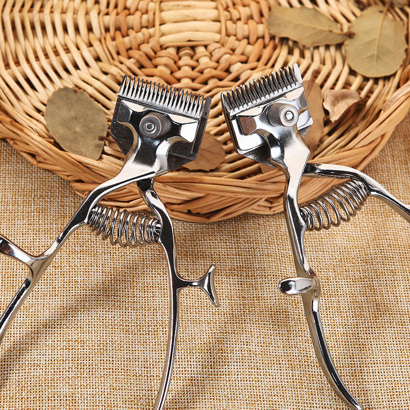 Manual Hair Clippers Stainless Steel Low Noise