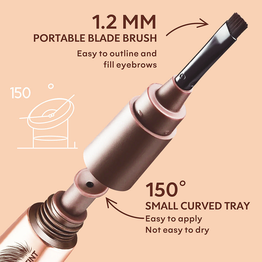 Eyebrow tint that is water-resistant