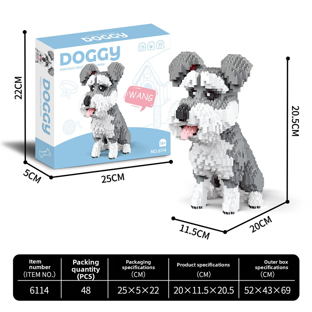 Dog Breed Building Block teemdrop