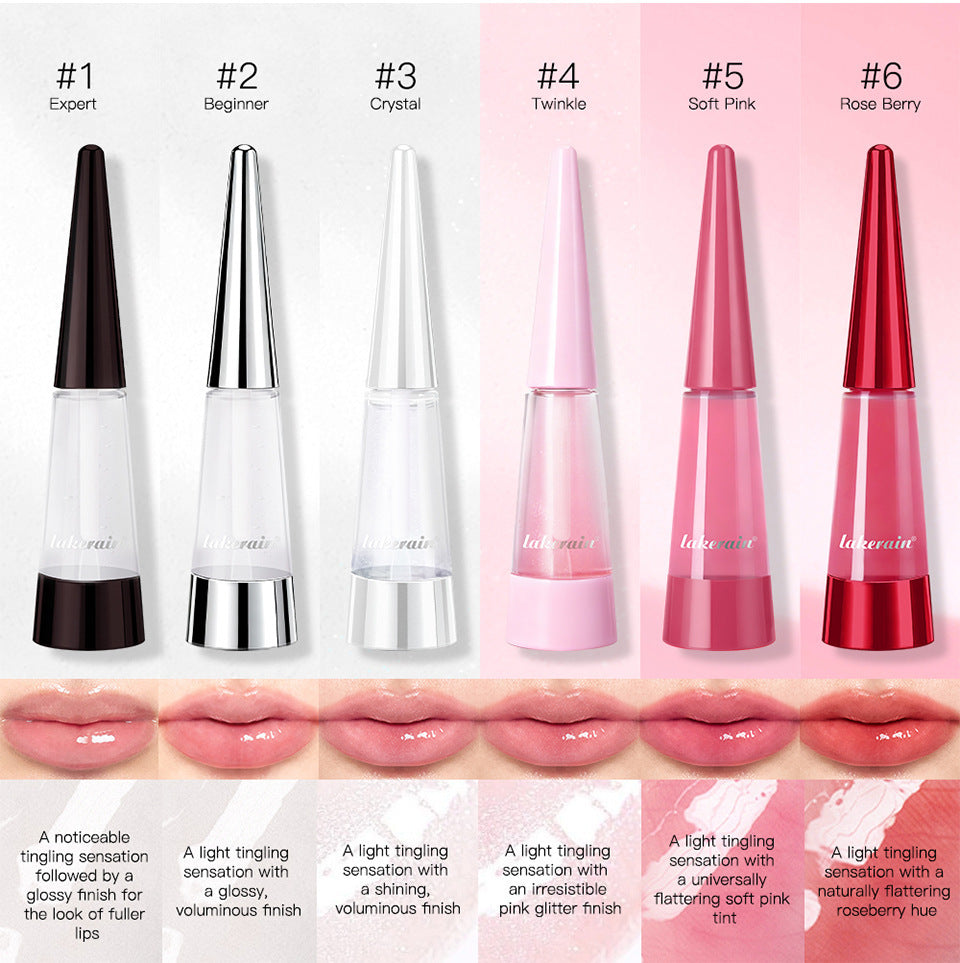 Lakerain Unicorn Tinted Lip Plumping Gloss Moisturizing Lip Oil