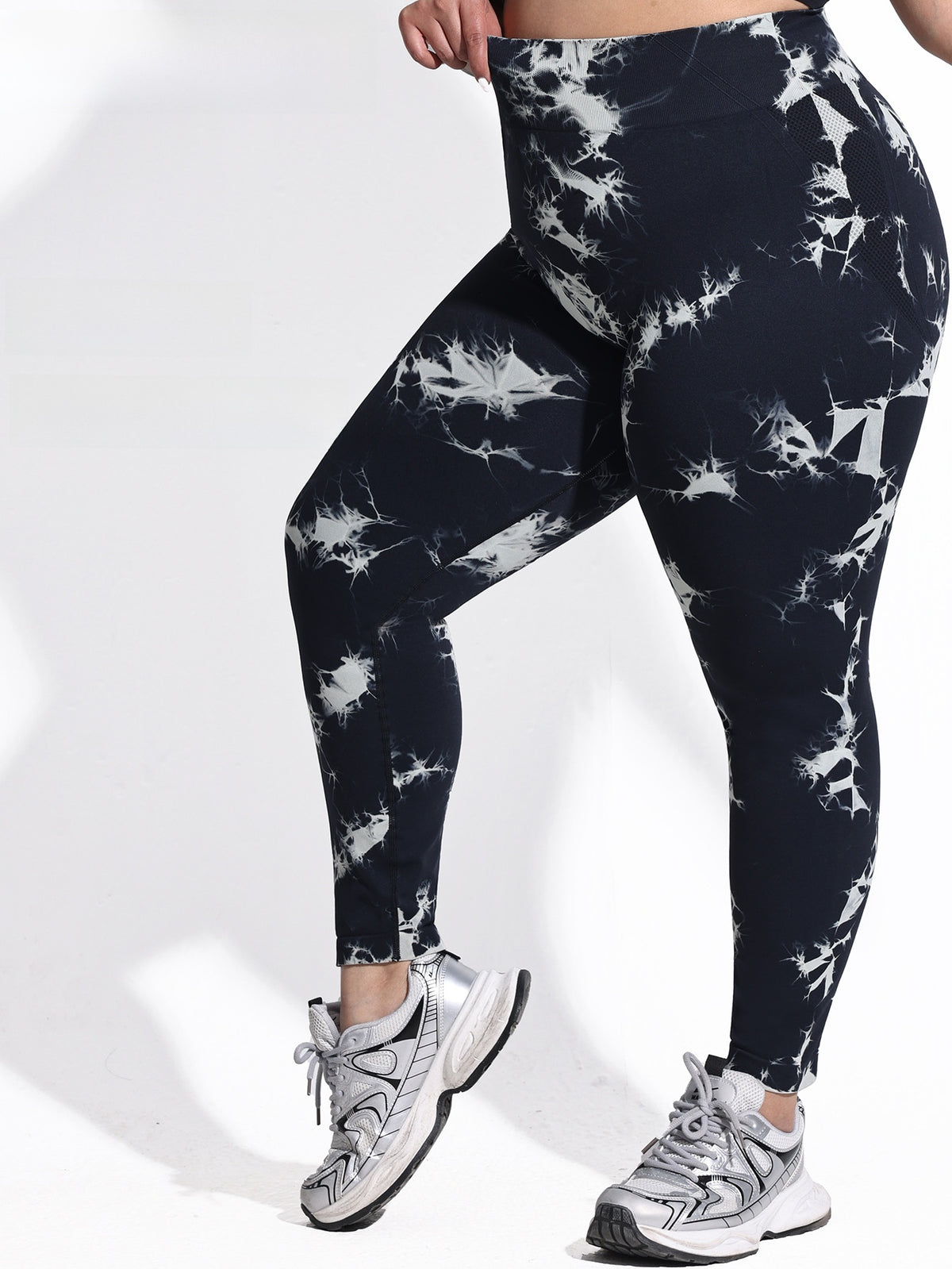 High Waist Tie-Dye Yoga Pants