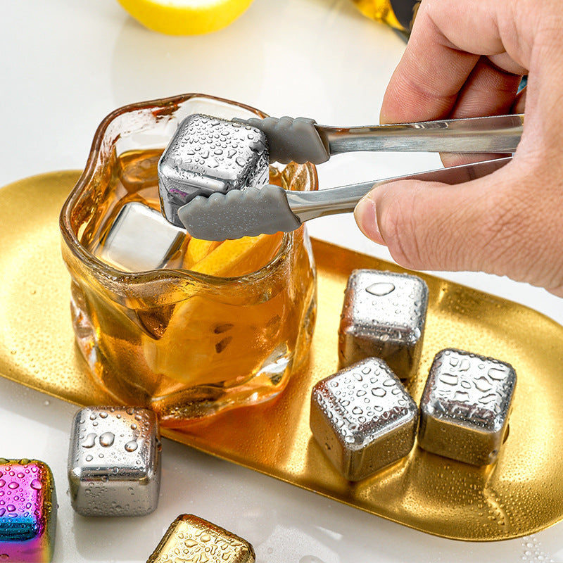 Reusable Stainless Steel Ice Cubes for Drinks