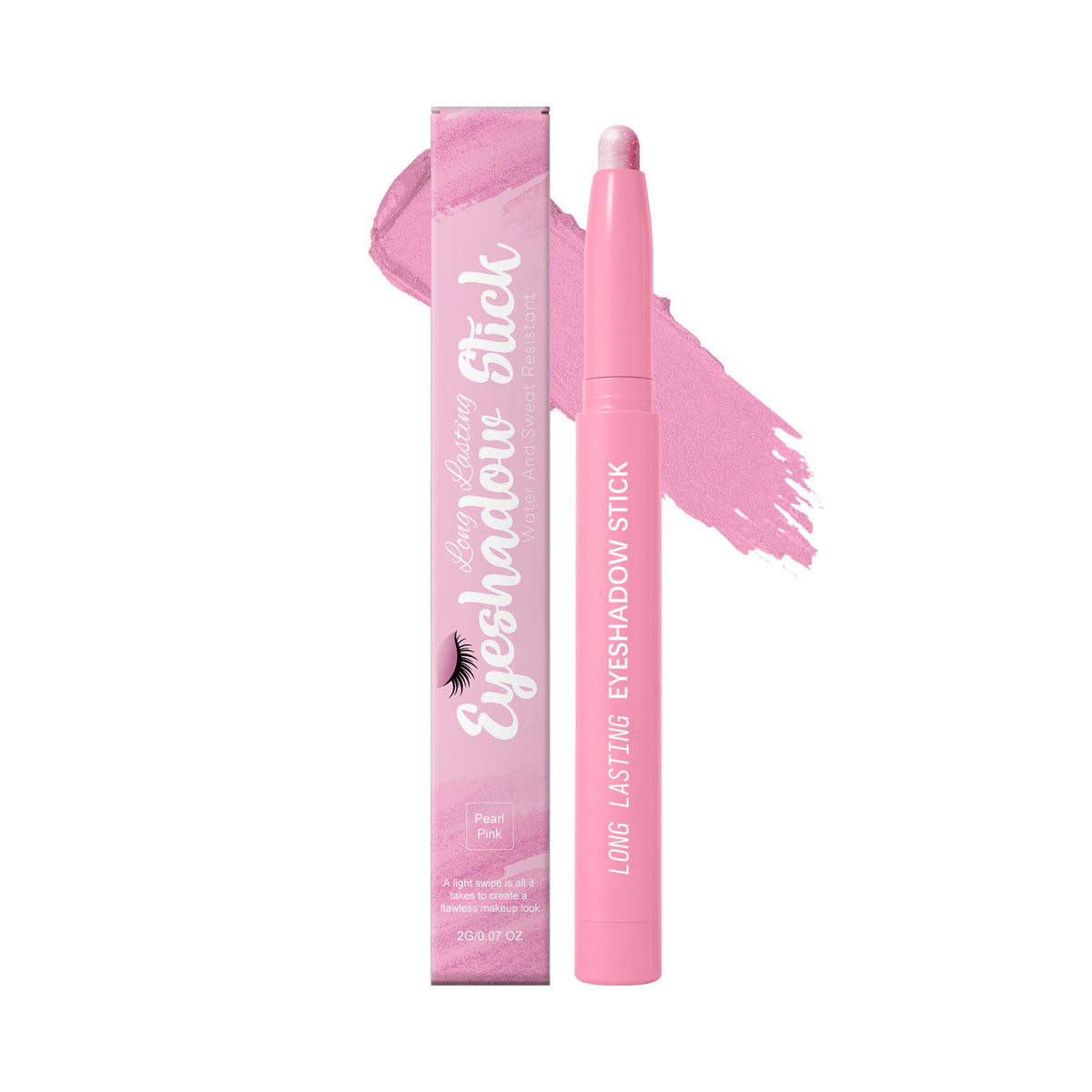 Long-Lasting Silky Smooth Pearl and Matte Eyeshadow Stick 2g For Daily Makeup