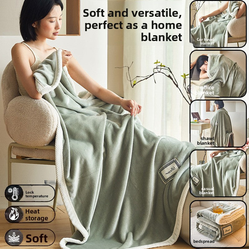 Coral Fleece Blanket Soft Anti-Static All Season Use