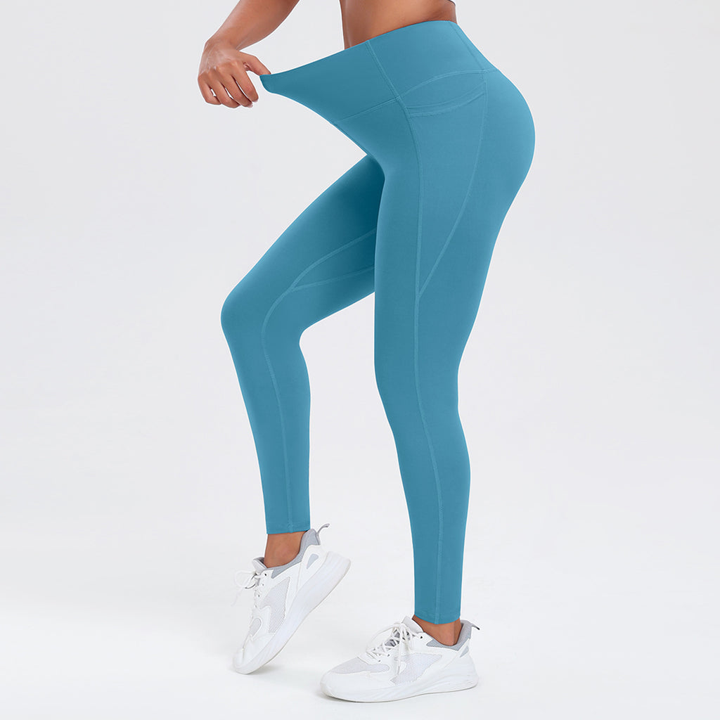breathable high-waisted tummy-reducing sports fitness yoga pants teemdrop