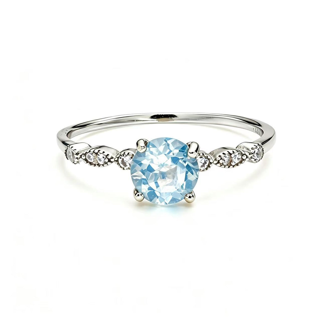 Twelve-month birthstone ring