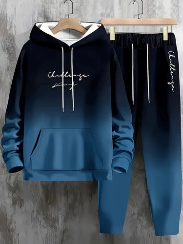 Printed Hooded Sweatshirt for Men