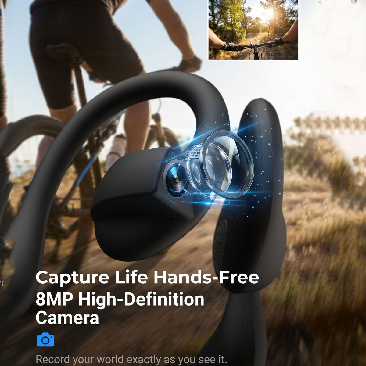 Intelligent AI camera and Bluetooth headphones