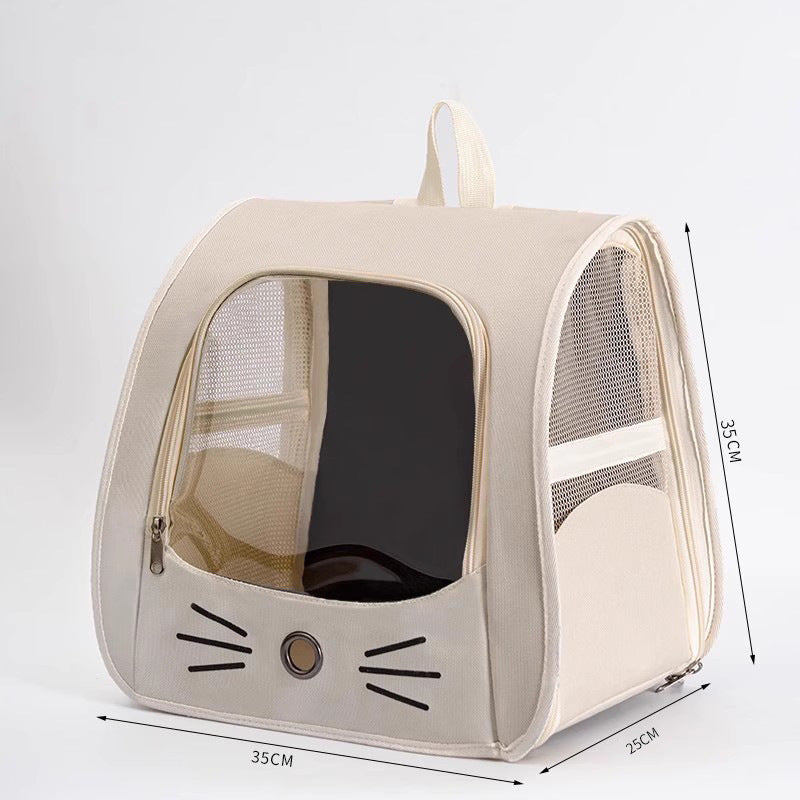 Pet Anti-Climbing Foldable Multi-functional Cat Backpack Cage