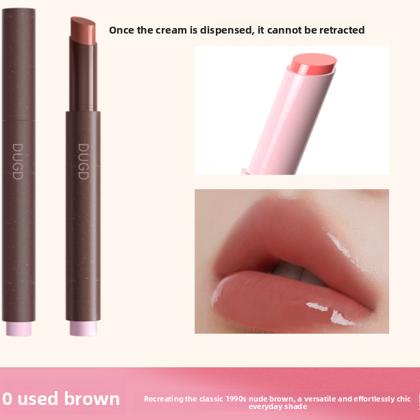 Film-Forming Solid Lip Gloss, Water-Glossy Mirror Finish, Long-Lasting Non-Transfer Plumping Lipstick Pen with Fine Shimmer teemdrop