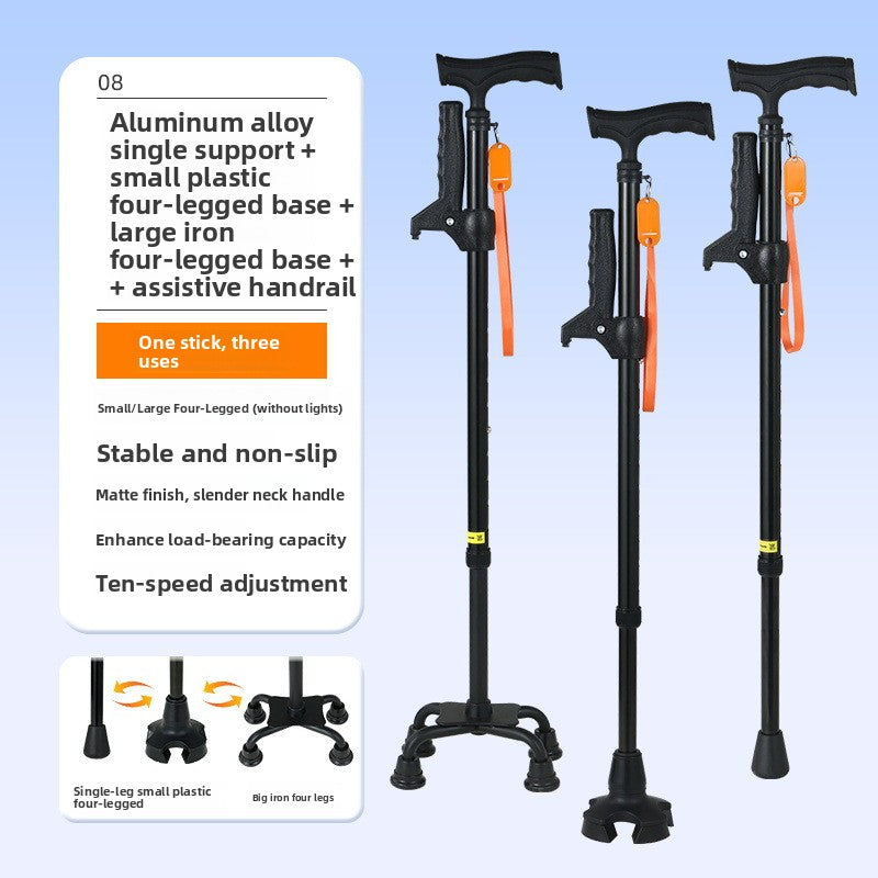 Anti-accident walking sticks for the elderly