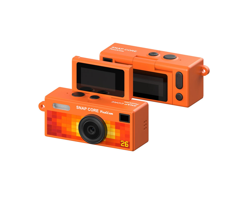 Flip-screen retro-style campus student digital camera teemdrop