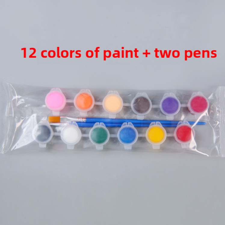 Portable Acrylic Paint Strip Set