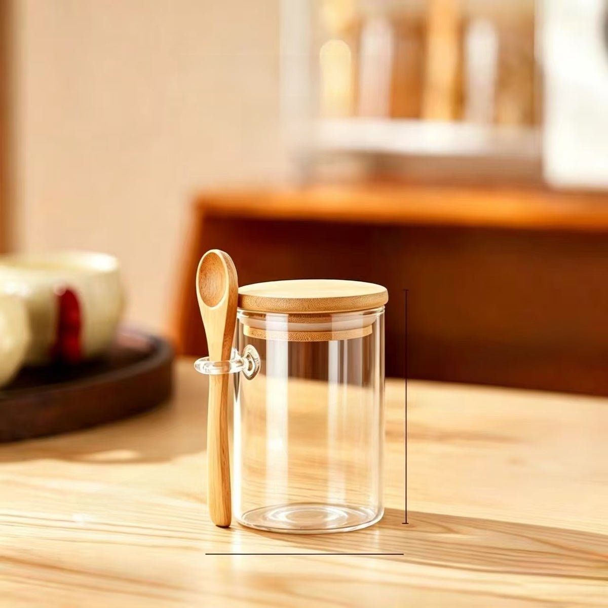 Glass Food Storage Jar