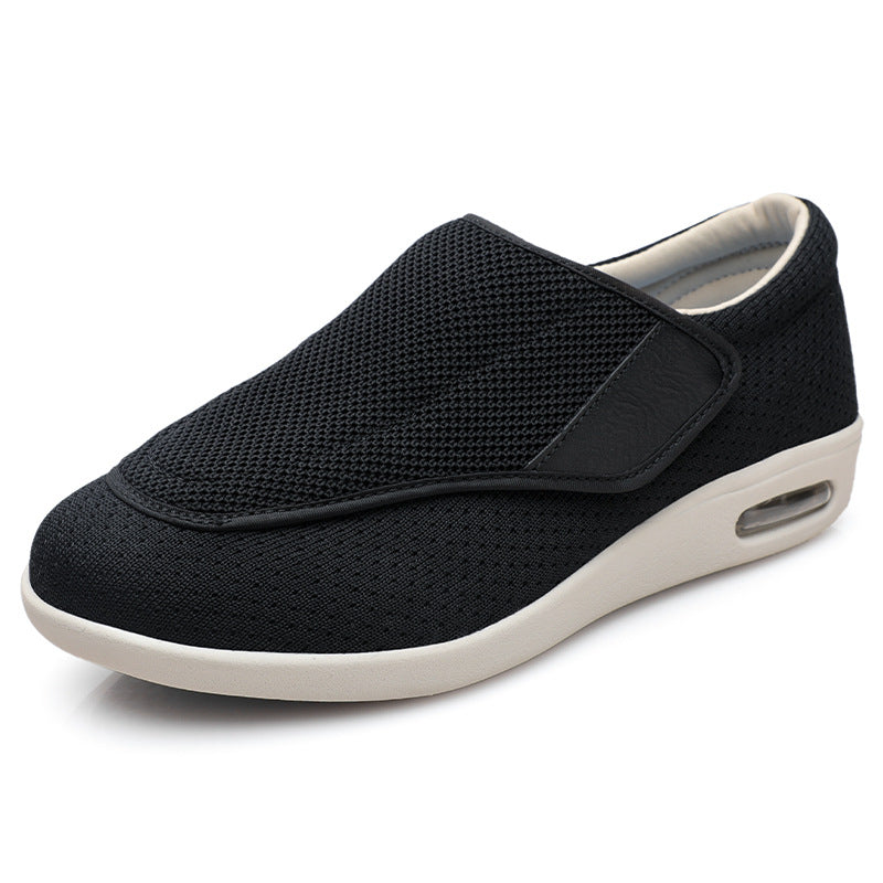 Breathable Mesh Casual Shoes with Magic Patch Closure Lightweight MD Sole for Men Women