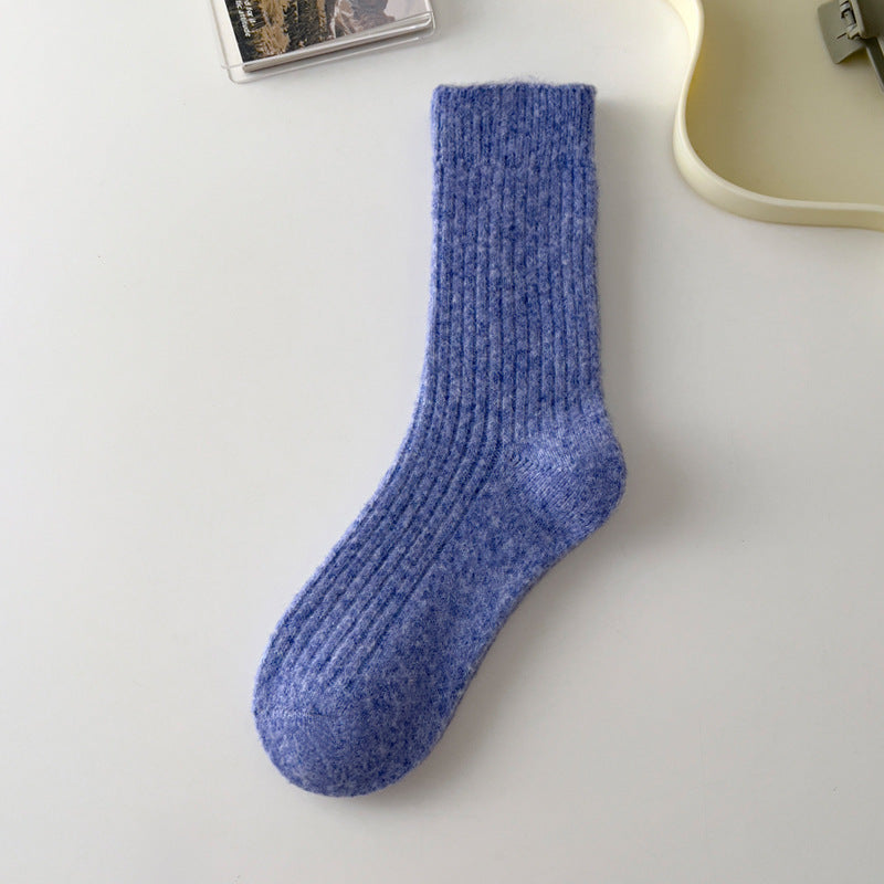 Vintage Wool Blend Mid Tube Socks
