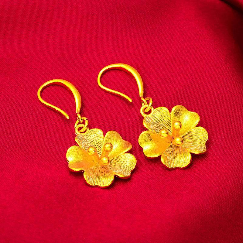 Women's Gold-Plated Alloy Earrings